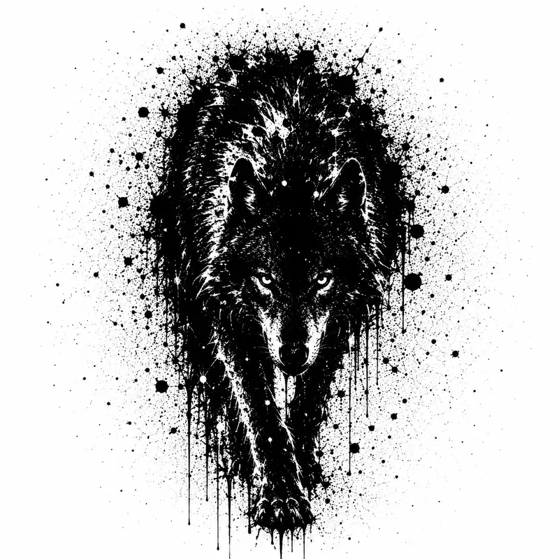Minimalist Ink Splatter Tees