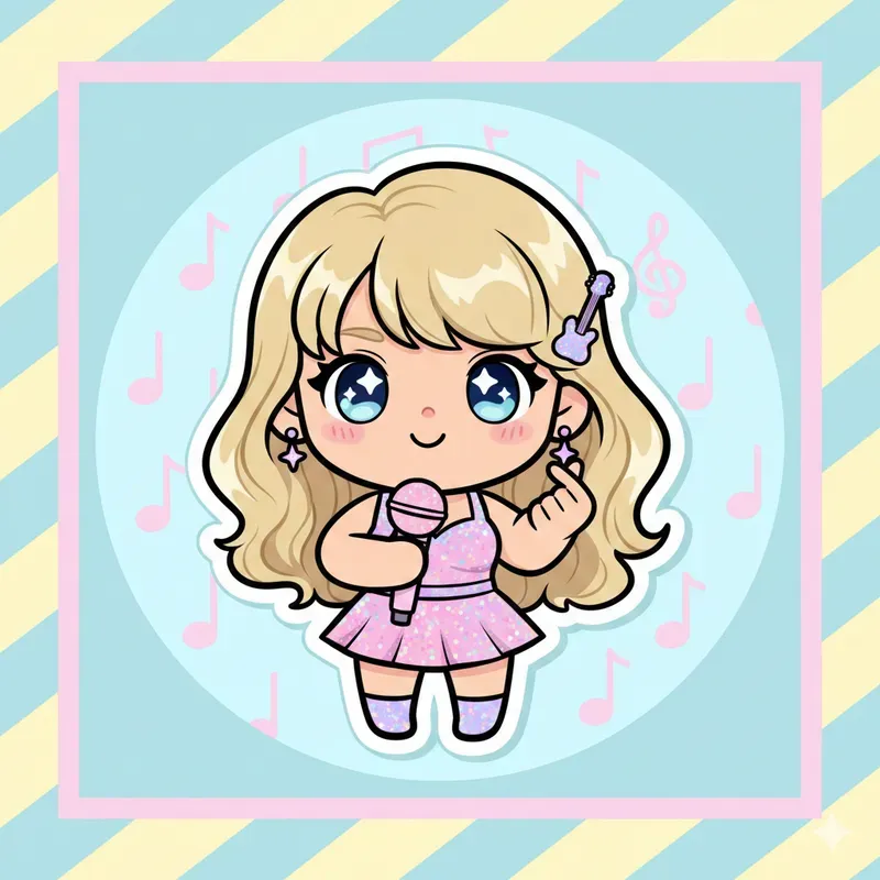 Popstickers Sweet Celebrity Collections