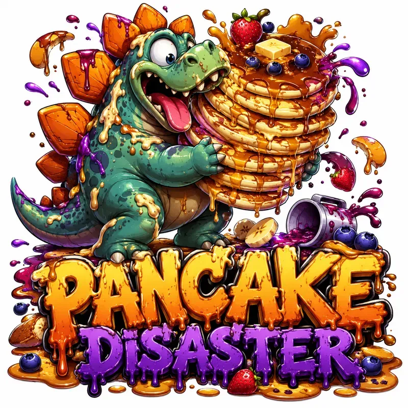 Funny Dino Food Madness