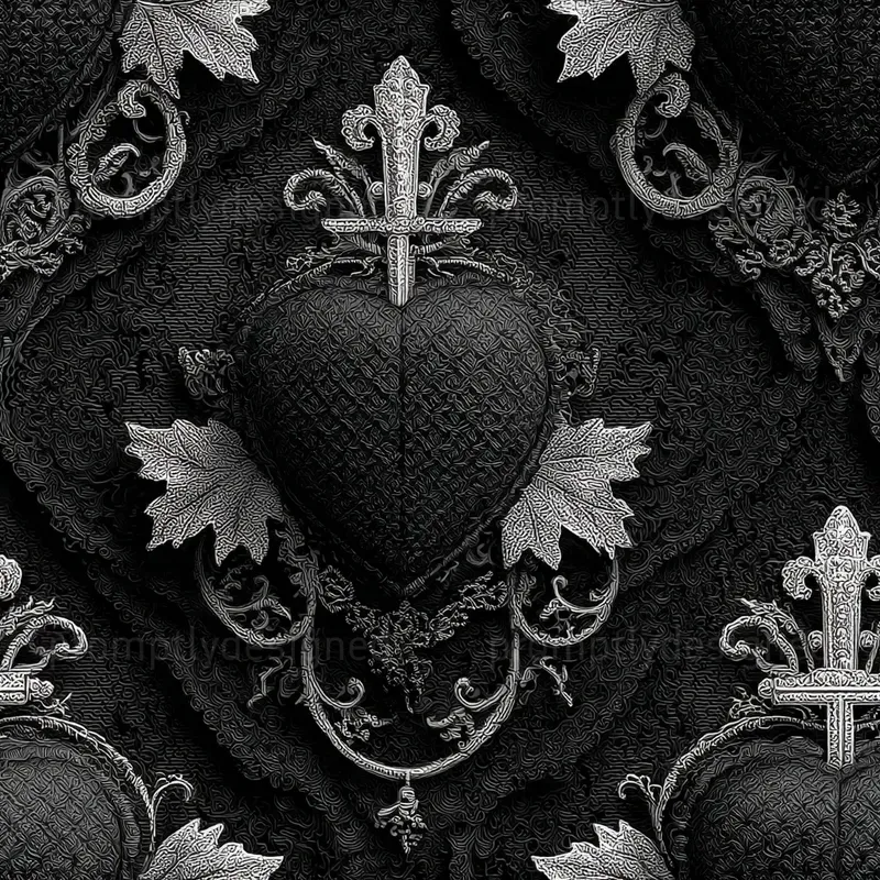 Seamless Vintage Gothic Lace Designs