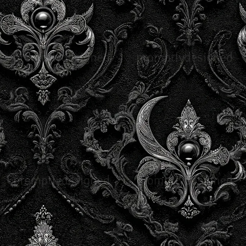 Seamless Vintage Gothic Lace Designs