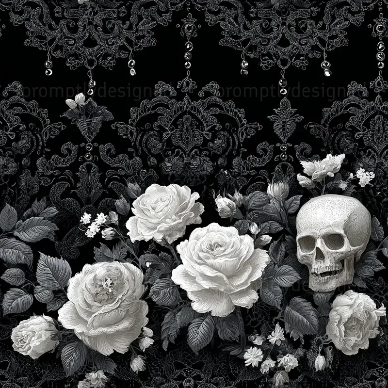 Seamless Vintage Gothic Lace Designs