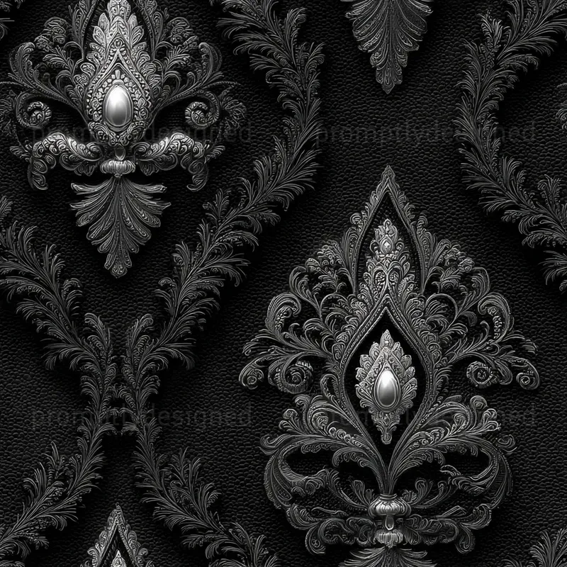 Seamless Vintage Gothic Lace Designs