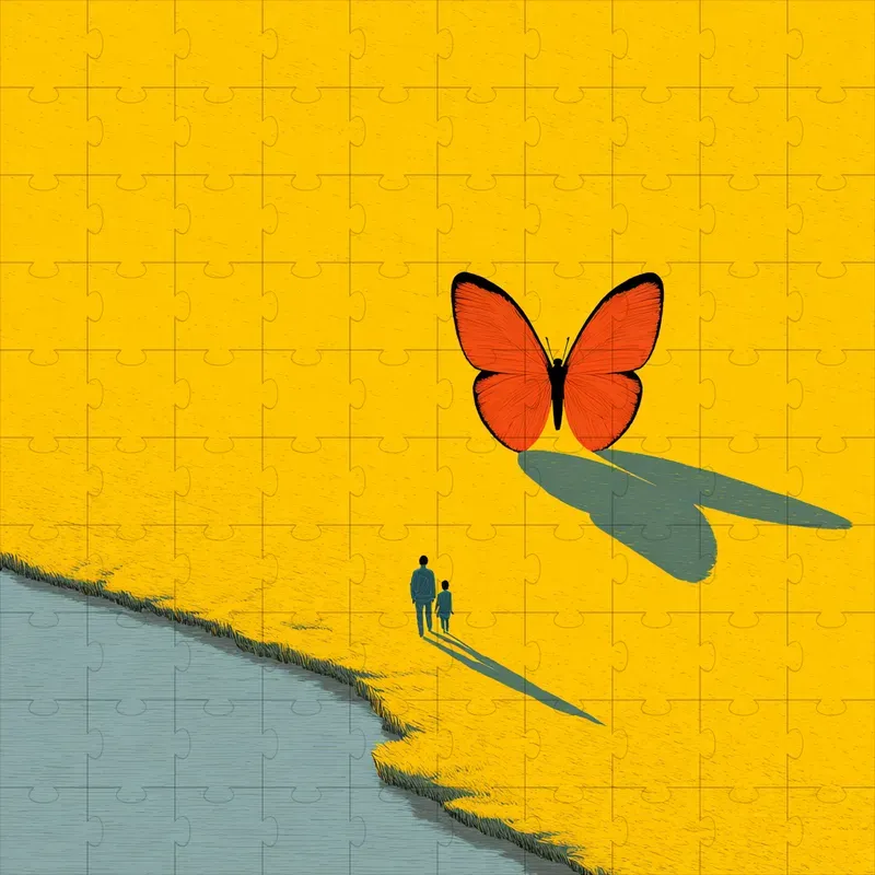 Minimalist Flat Retro Posters Calm