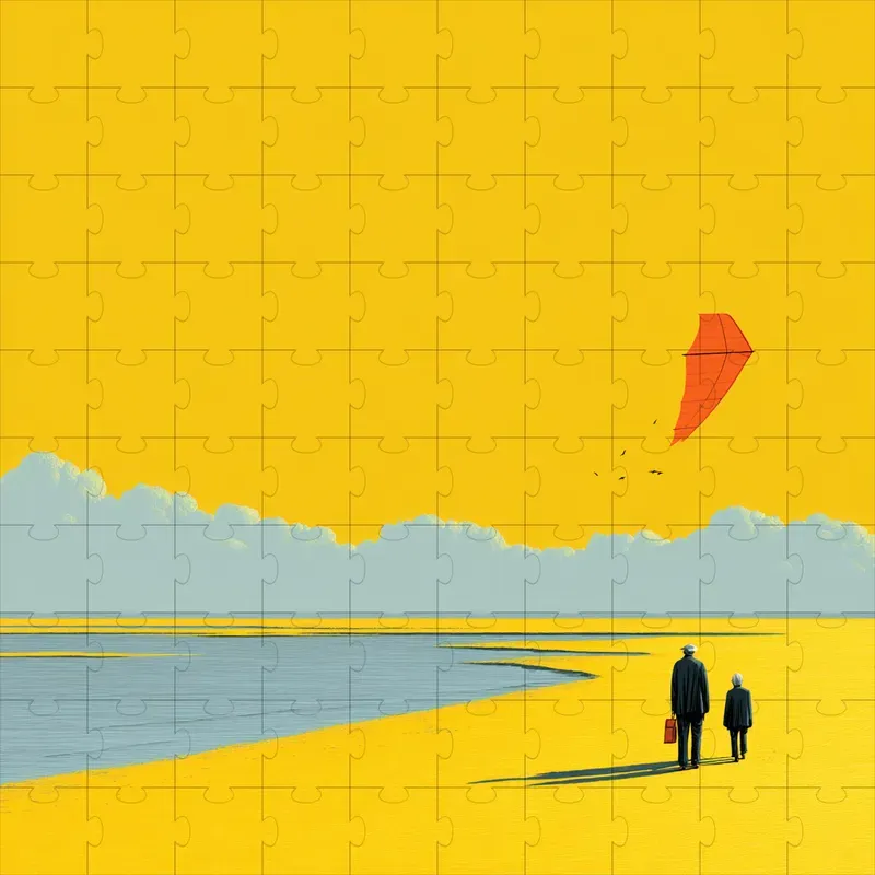 Minimalist Flat Retro Posters Calm