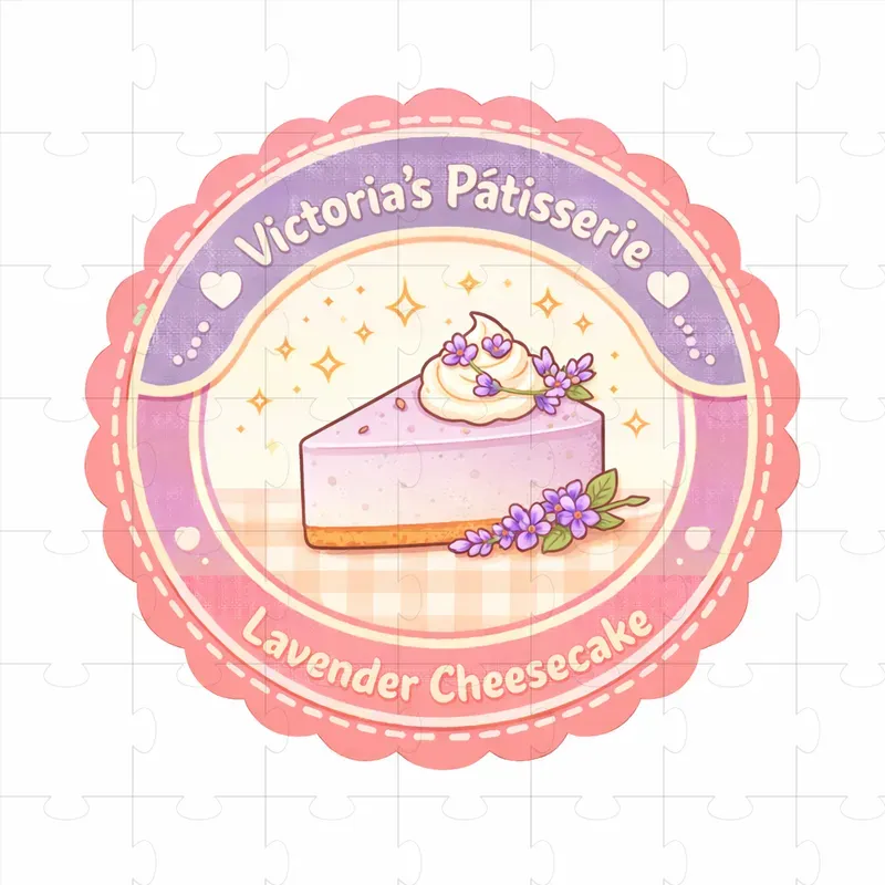 Cute Pastel Circular Logos