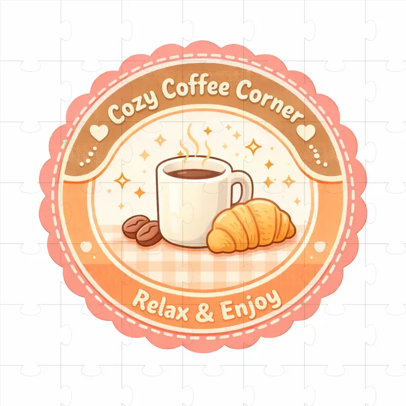 Cute Pastel Circular Logos