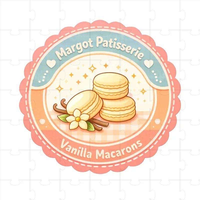 Cute Pastel Circular Logos