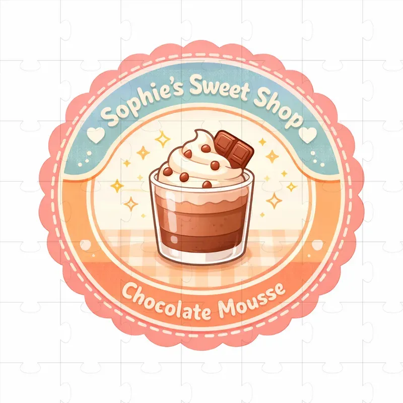 Cute Pastel Circular Logos