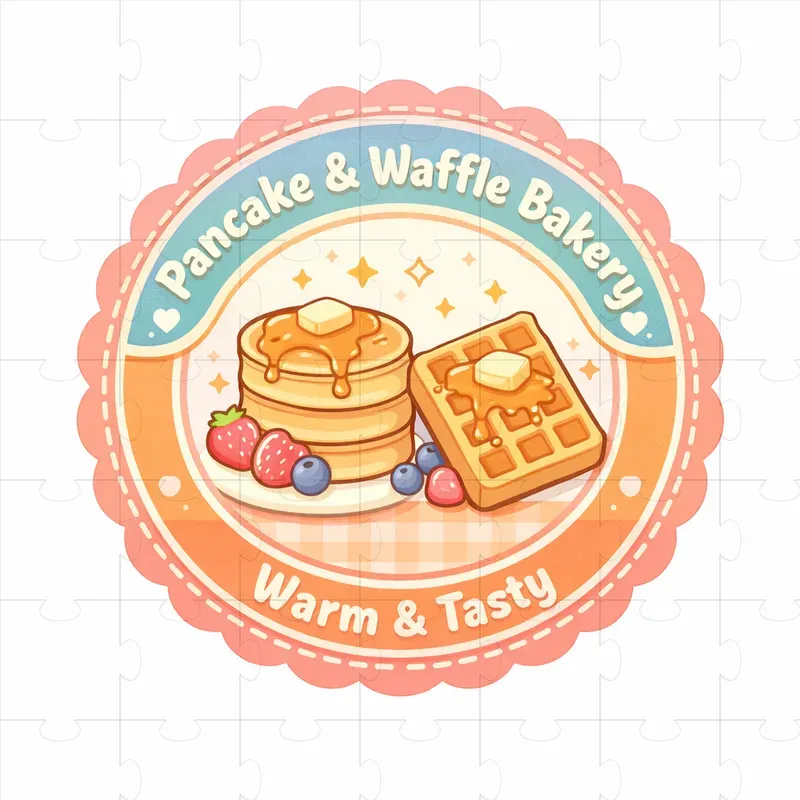 Cute Pastel Circular Logos