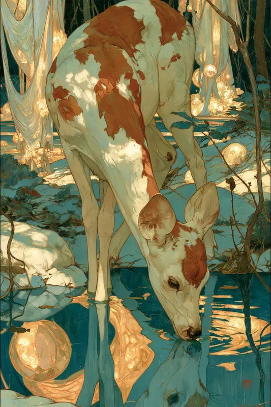 Ethereal Nouveau Dreamscapes