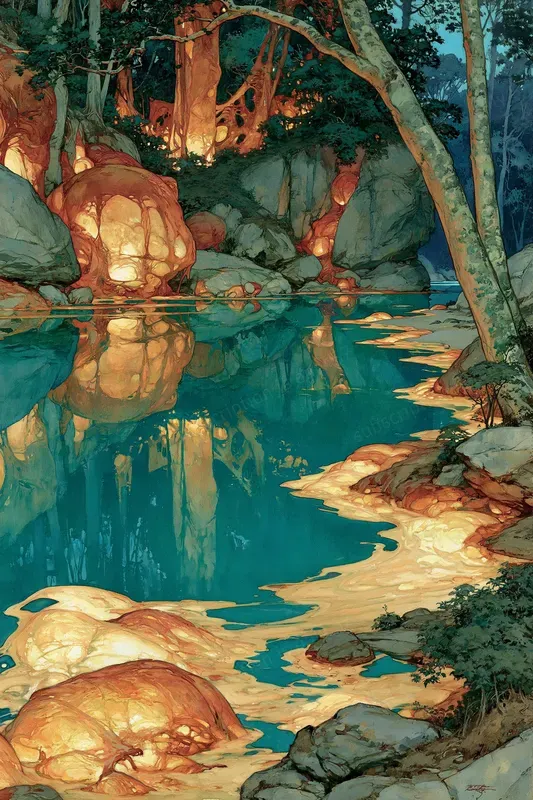 Ethereal Nouveau Dreamscapes