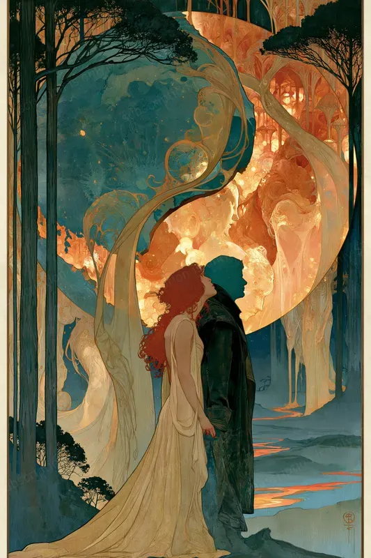 Ethereal Nouveau Dreamscapes