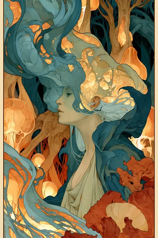 Ethereal Nouveau Dreamscapes