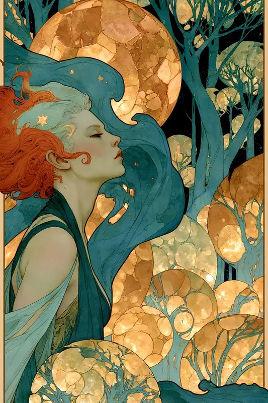Ethereal Nouveau Dreamscapes