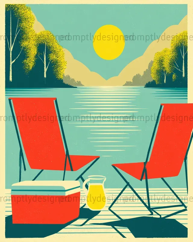 Retro Summer Posters