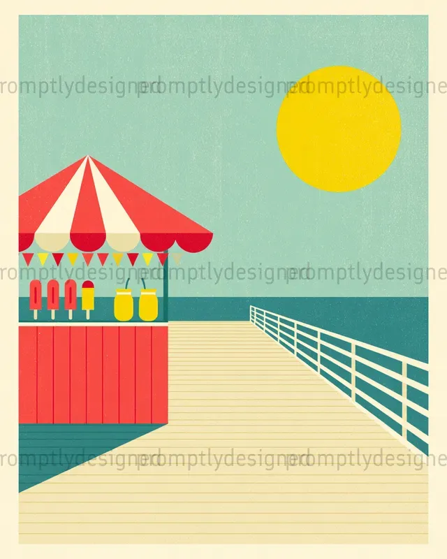 Retro Summer Posters