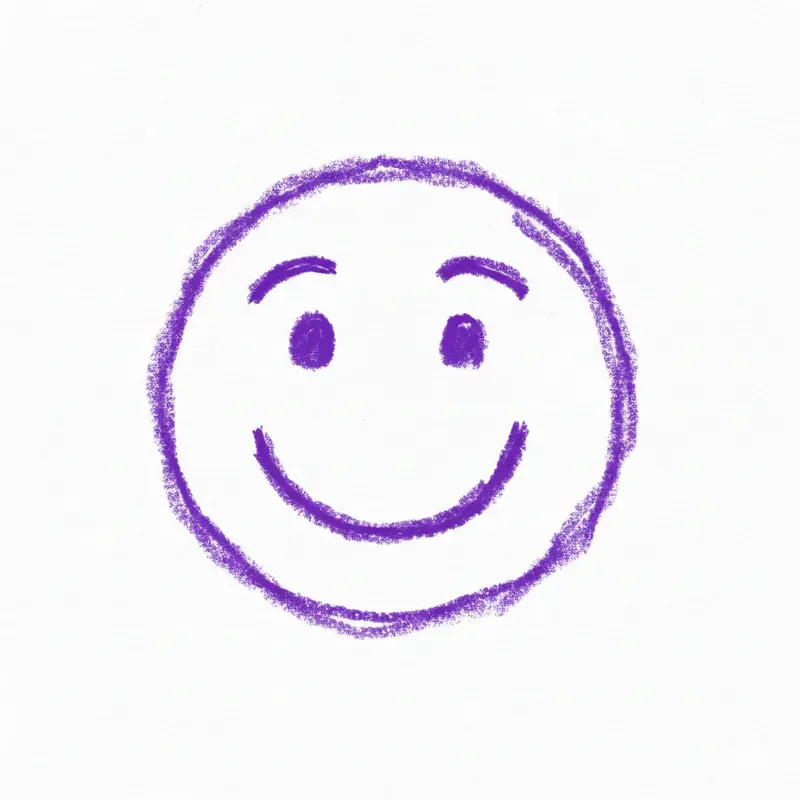 Handdrawn Crayon Emojis