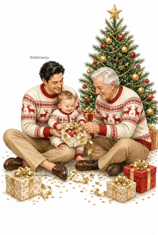 Dad Son Xmas Clipart 100 Packs For Etsy