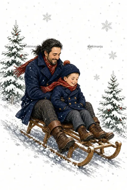 Dad Son Xmas Clipart 100 Packs For Etsy