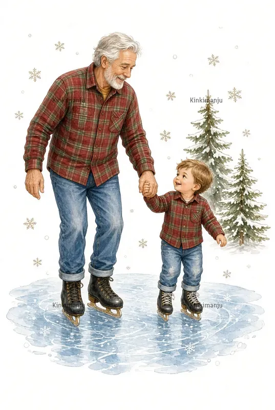 Dad Son Xmas Clipart 100 Packs For Etsy