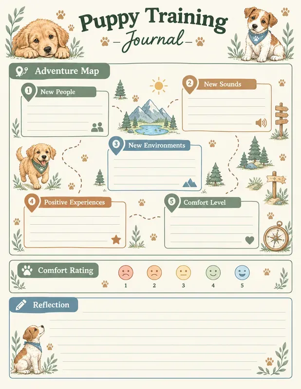 Puppy Training Journal Printables