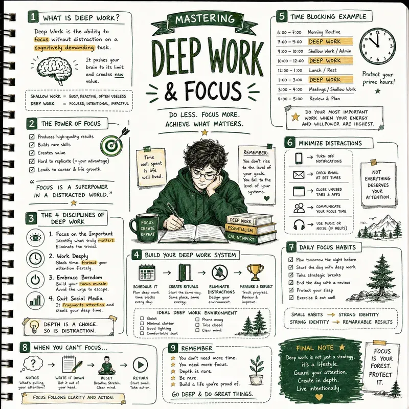 Handdrawn Sketchnote Infographics