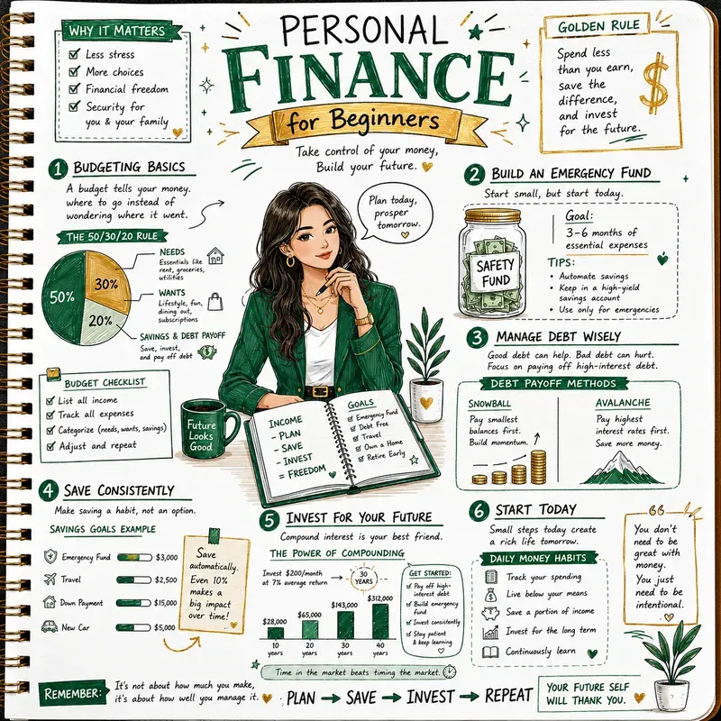 Handdrawn Sketchnote Infographics