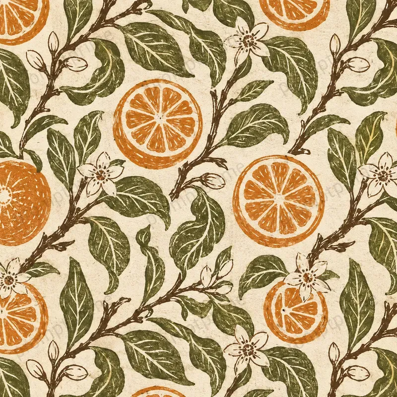Block Print Seamless Patterns