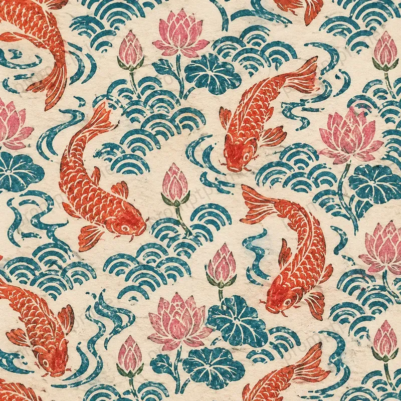 Block Print Seamless Patterns