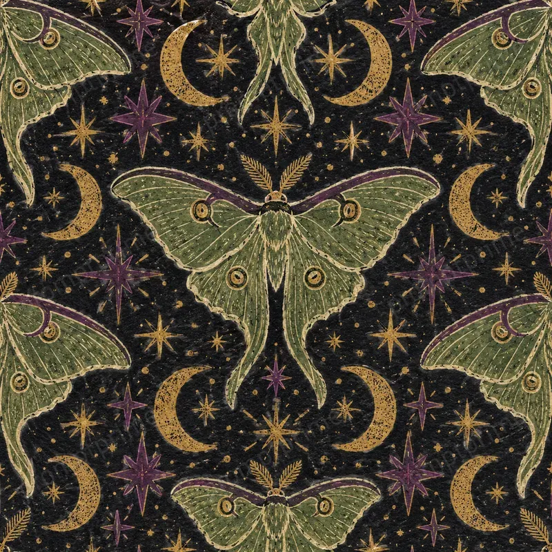 Block Print Seamless Patterns