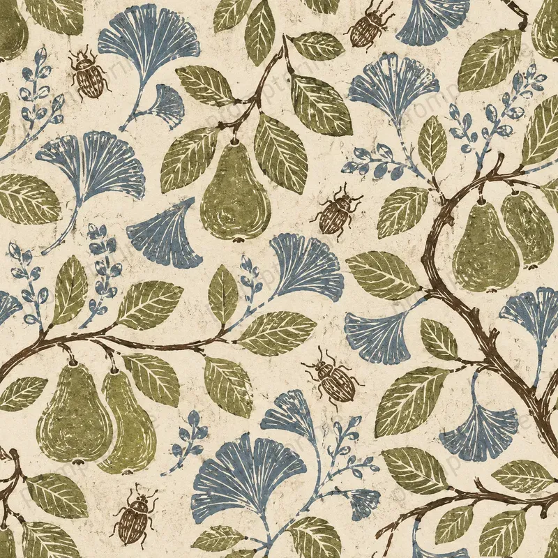 Block Print Seamless Patterns