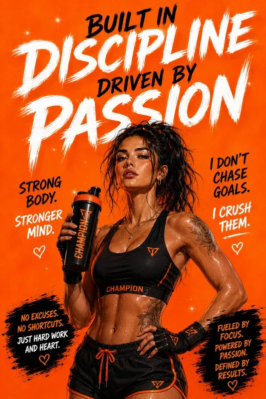 Bold Motivational Fashion Quote Posters