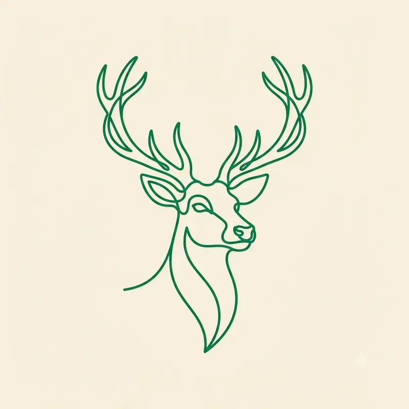 Monoline Animal Line Art Illustrations