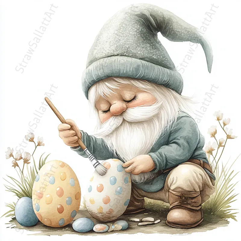 Chic Easter Clipart Illustrations