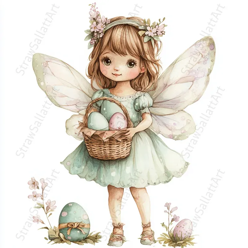 Chic Easter Clipart Illustrations