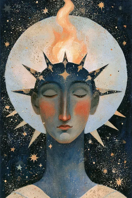 Starlit Folk Mythology Art