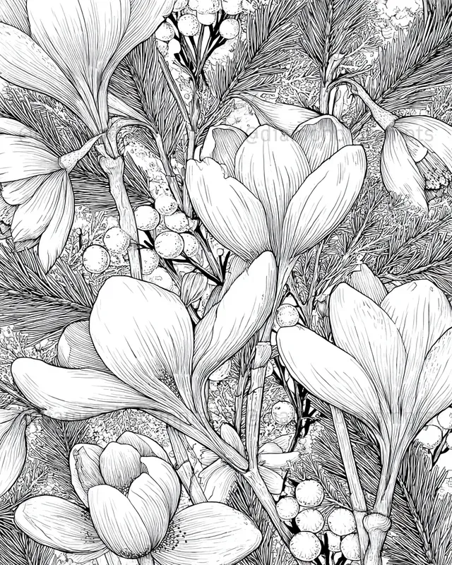 100 Ideas Layered Garden Coloring