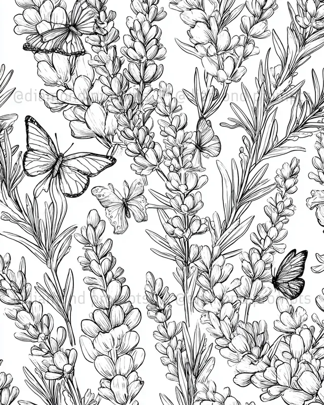 100 Ideas Layered Garden Coloring