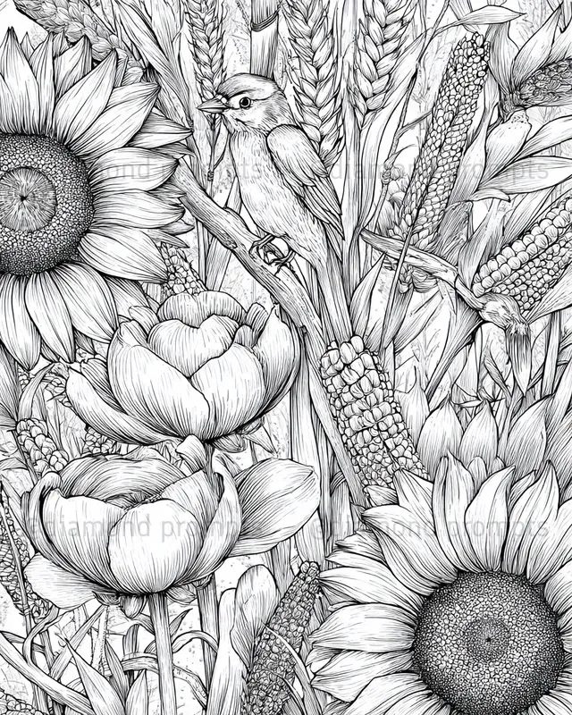 100 Ideas Layered Garden Coloring