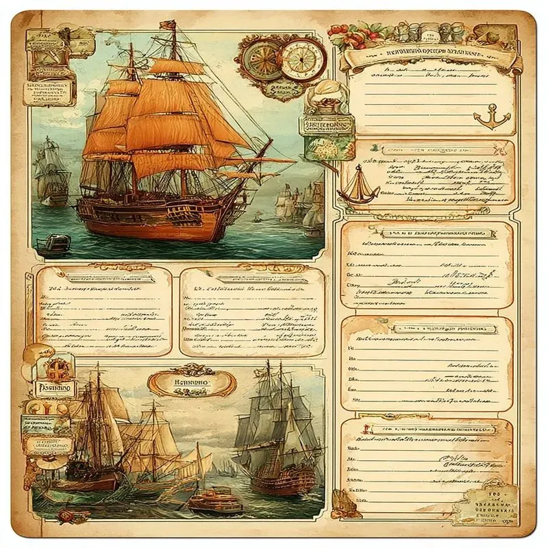 Decorative Junk Journal Templates