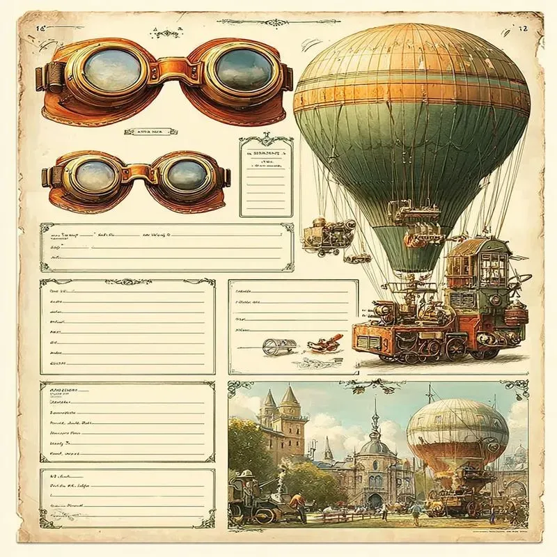 Decorative Junk Journal Templates