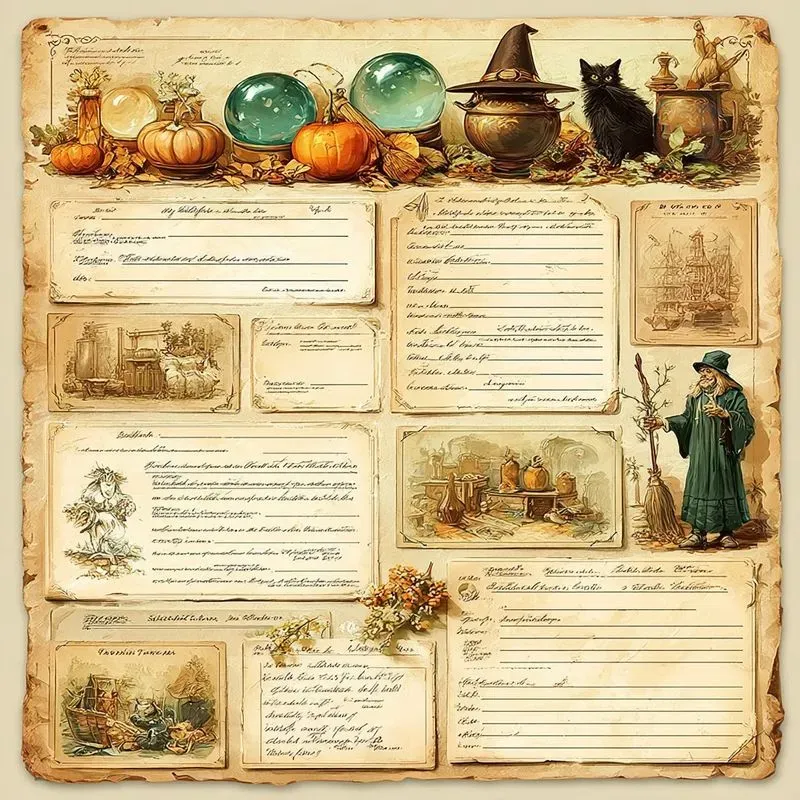 Decorative Junk Journal Templates