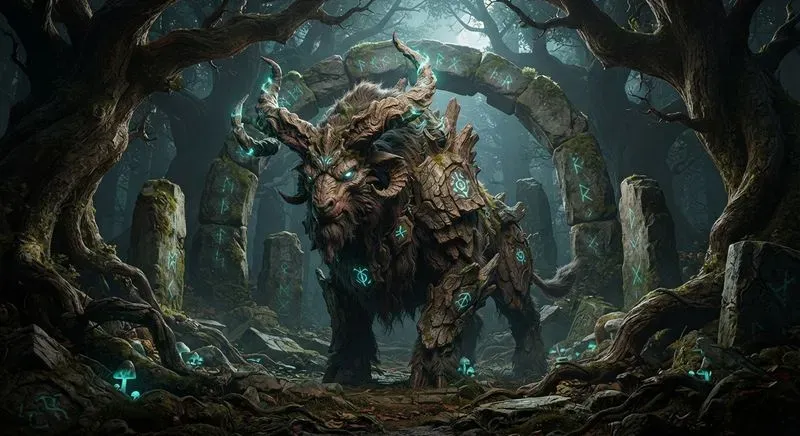 Deep Forest Predator Art