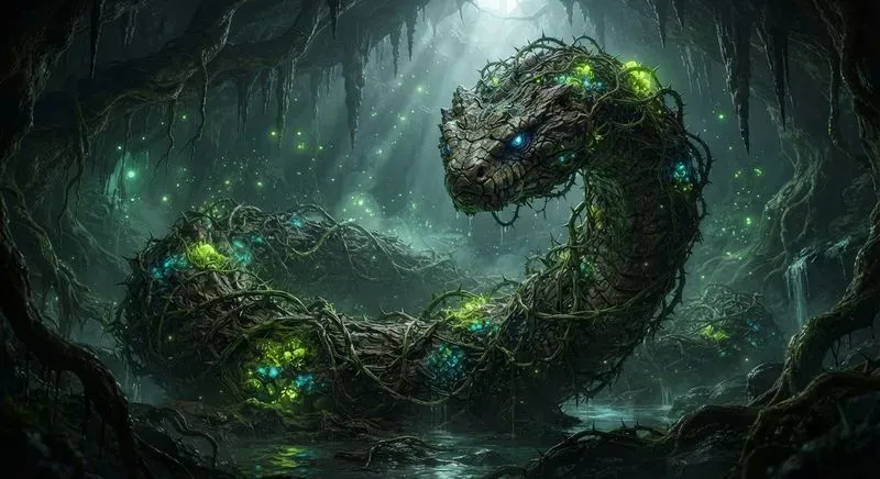 Deep Forest Predator Art