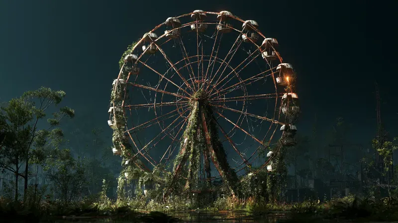 Abandoned Fairground Art Generator