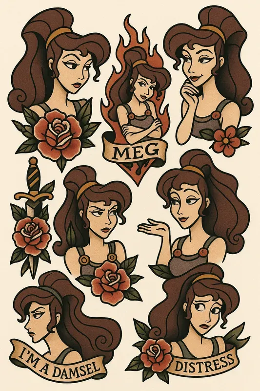Tattoo Flash Sheets Pop Culture Ink