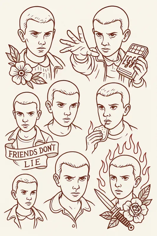 Tattoo Flash Sheets Pop Culture Ink