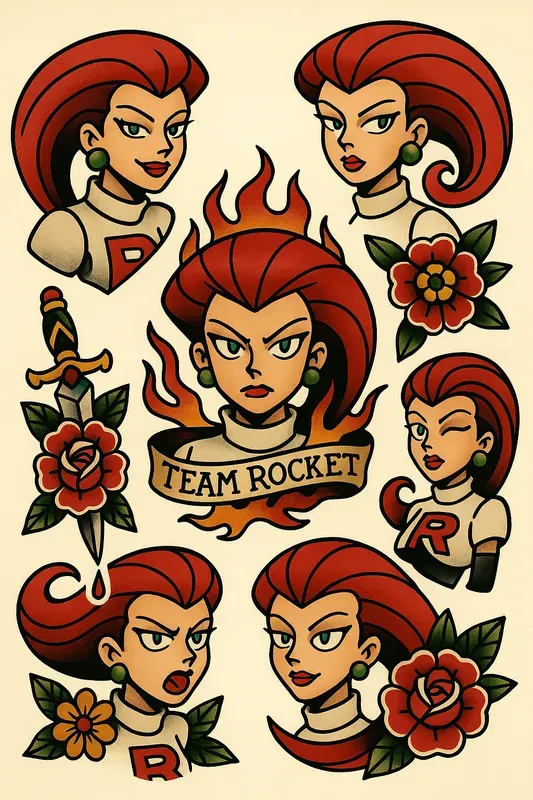 Tattoo Flash Sheets Pop Culture Ink