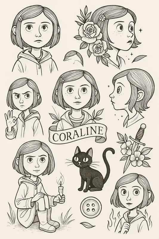 Tattoo Flash Sheets Pop Culture Ink